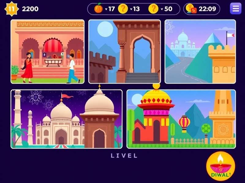 Kulfi Kicker special Diwali event gameplay